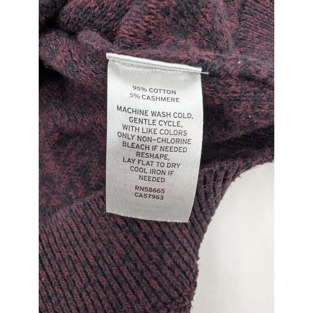 Nordstrom Men's Shop Cotton Cashmere XXL V Neck Sweater Career Office Warm